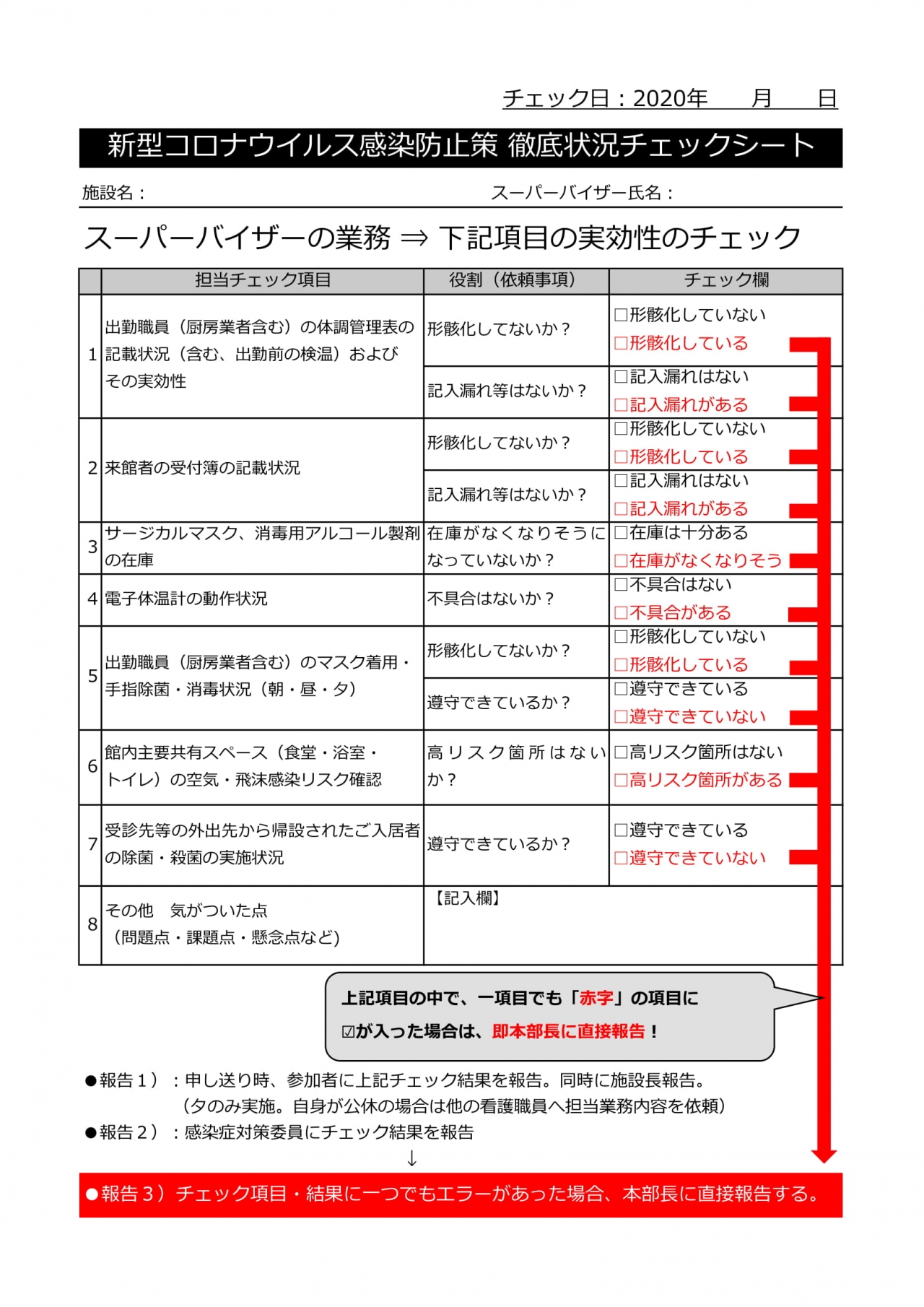 感染症対策の続き！